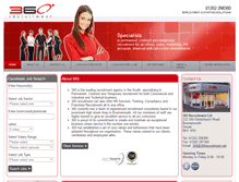 Tablet Screenshot of 360recruitment.net